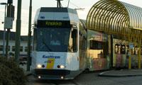 tram, aan, zee