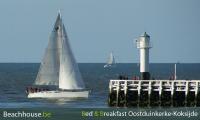 zeilboot, pier nieuwpoort