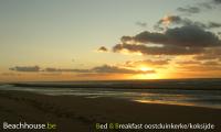 zonsondergang oostduinkerke strand