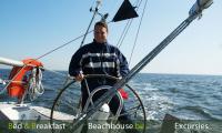ecursie zeilen op de noordzee