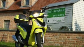 scootervehuur aan zee